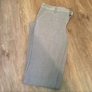 Slimfabulous Gray Striped Dress Pants Size 4